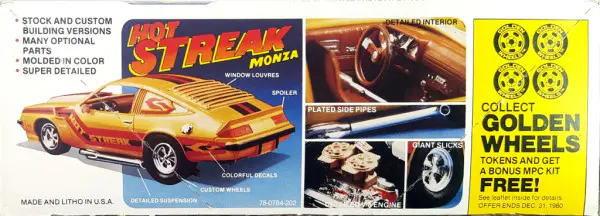 MPC 1980 Chevy “Hot Streak” Monza 2+2 Hatchback - Stock or Custom