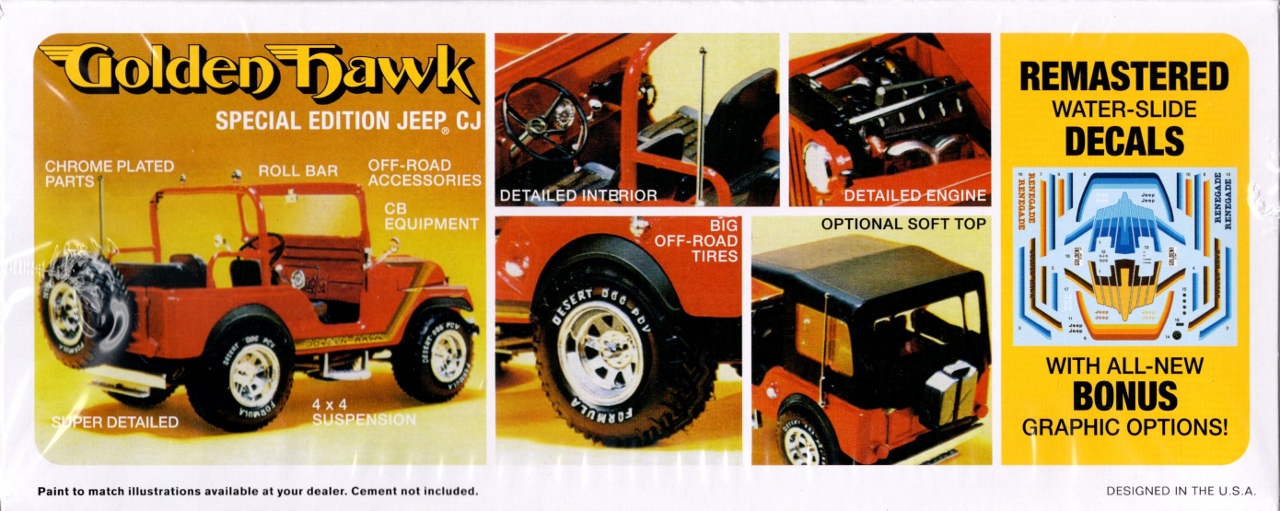 MPC 1981 Jeep CJ5 4x4 Off-Roader "Golden Hawk" - Spotlight Hobbies