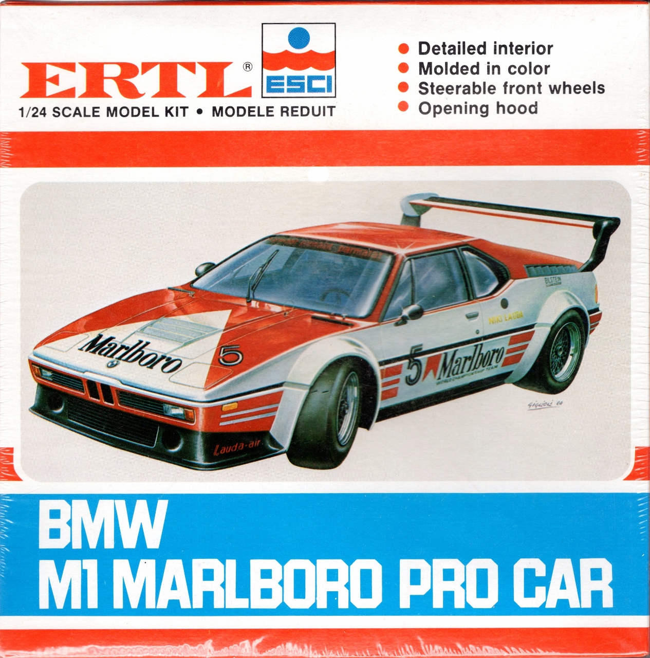ERTL/ESCi BMW M1 Marlboro Pro Car - 1979 Championship Winner