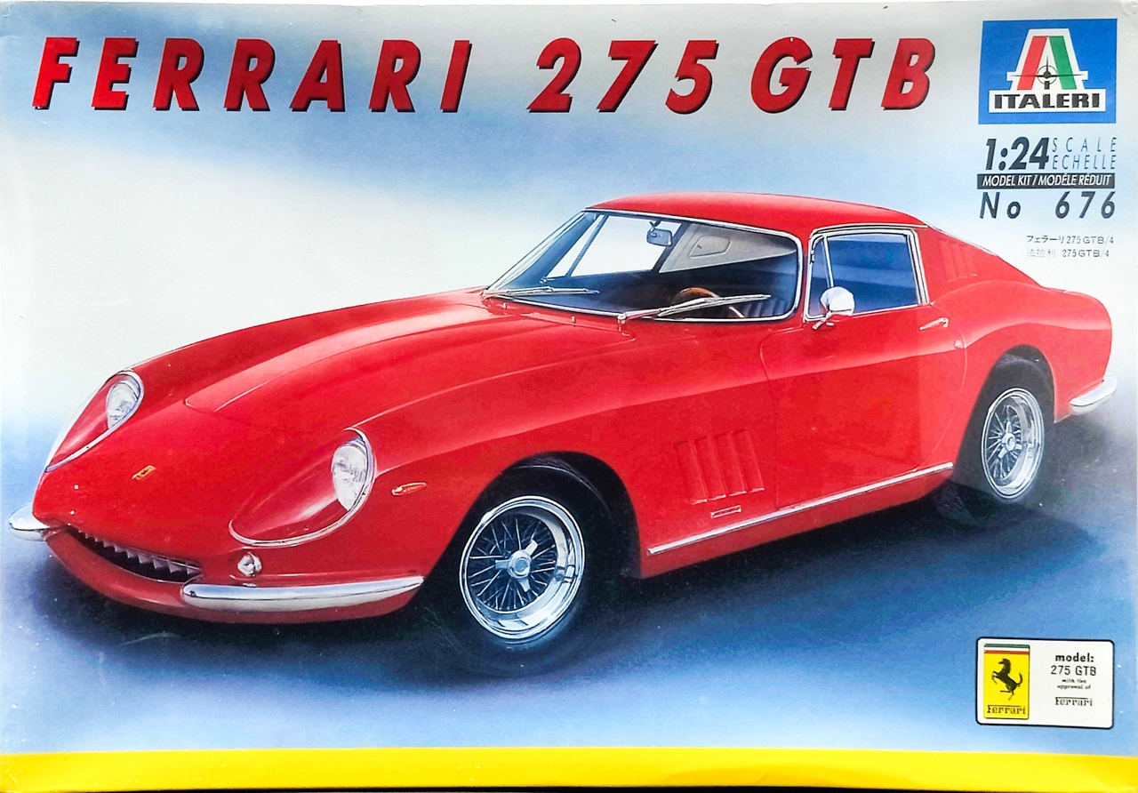 ITALERI イタレリ　フェラーリ　275 GTO プラモデル Italeri Ferrari 275 GTB - Spotlight Hobbies