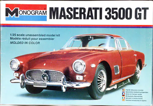 Monogram (Aurora) Maserati 3500 GT - Spotlight Hobbies