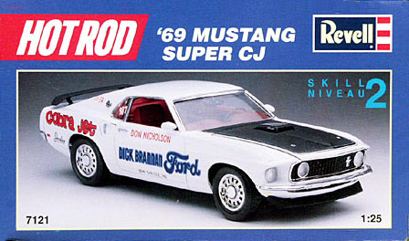 Revell 1969 Ford Mustang Fastback 428 Cobra Jet 