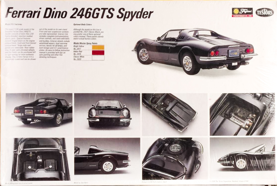 Testors/Fujimi Ferrari Dino 246 GTS Spyder - Spotlight Hobbies
