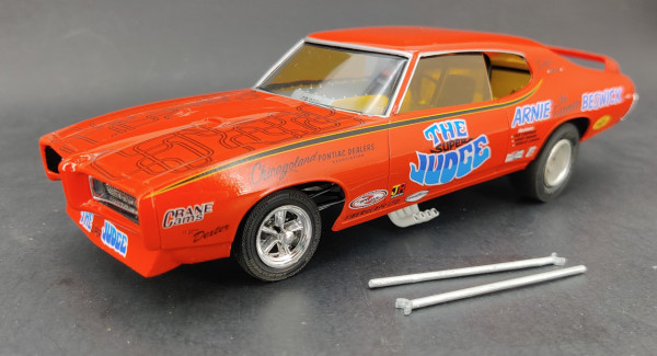 オリジナル品 創作品 ガレージキッド カスタム 開運 幸運 縁起物 MPC Arnie “The Farmer” Beswick 1969 Pontiac GTO Funny Car “The
