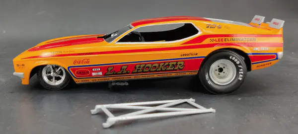 MPC “L.A. Hooker” Ford Mustang Funny Car Built Kit - Spotlight Hobbies