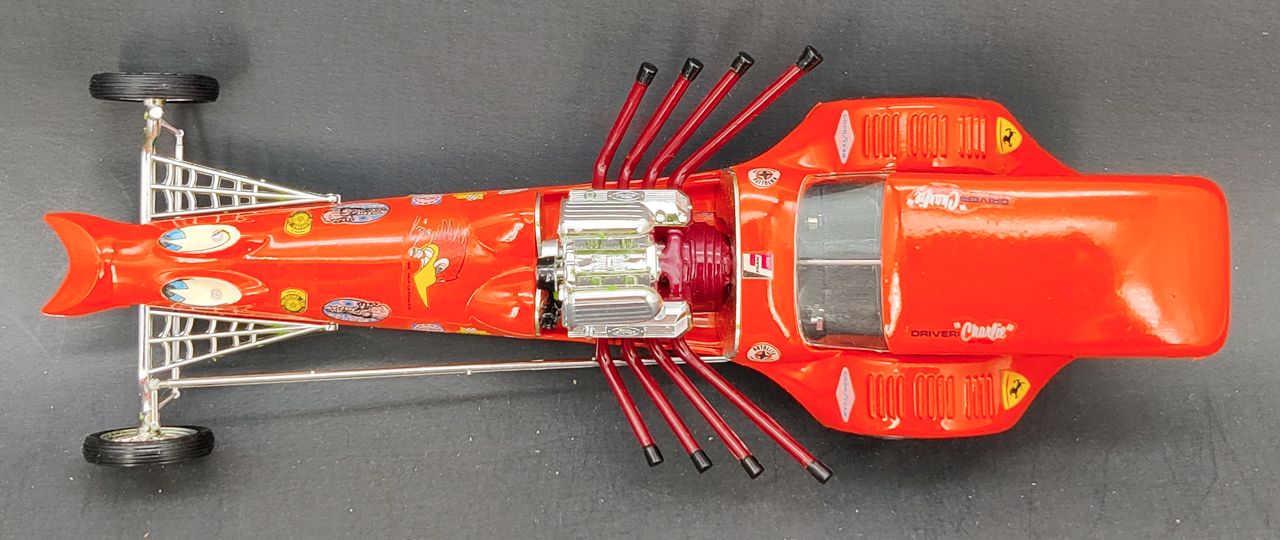Monogram Show Rods Monogram T'Rantula Dragster Show Rod Built Kit - Spotlight Hobbies