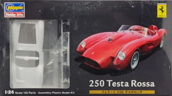 Hasegawa 250 Testa Rossa 1:24 組み立てキット Hasegawa Ferrari 250 Testarossa - Spotlight Hobbies
