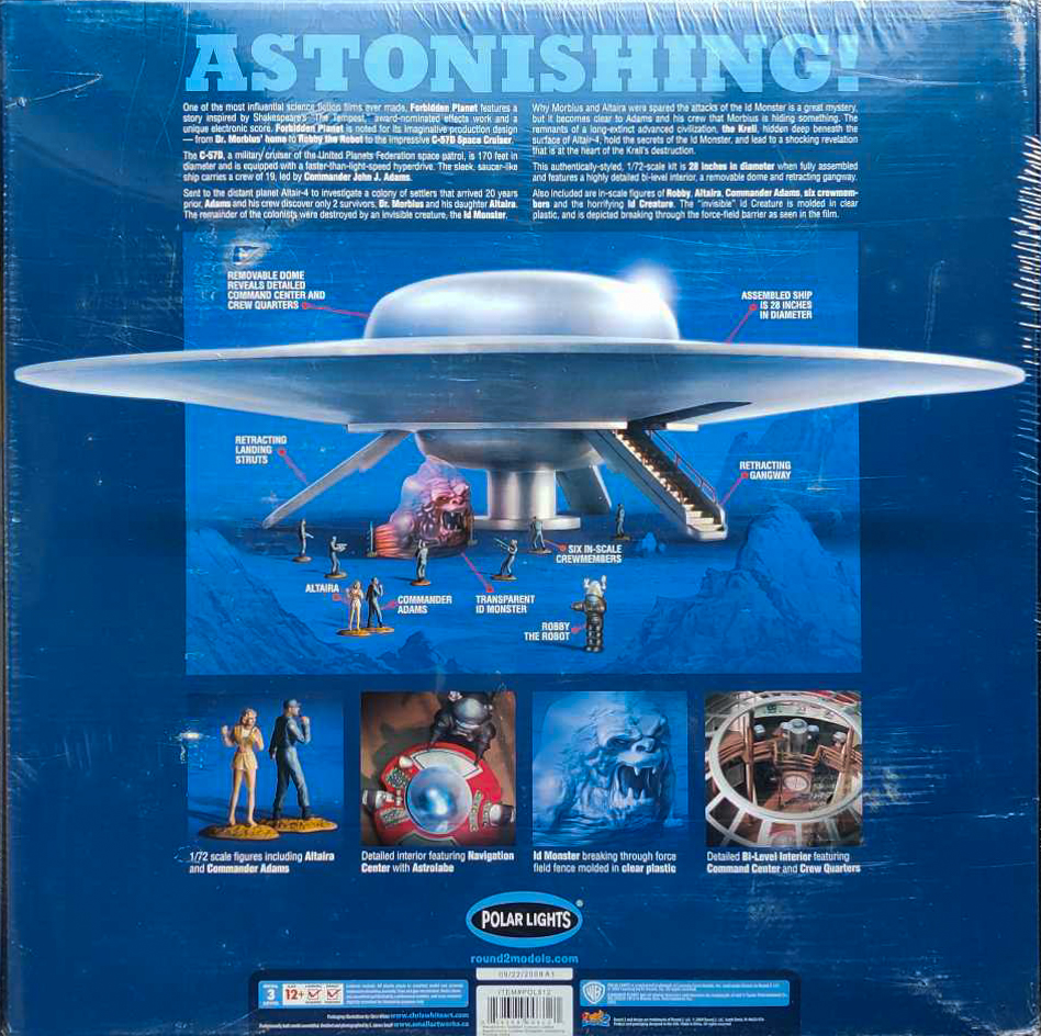 Polar Lights "Forbidden C57D Space Cruiser 1/72 Scale