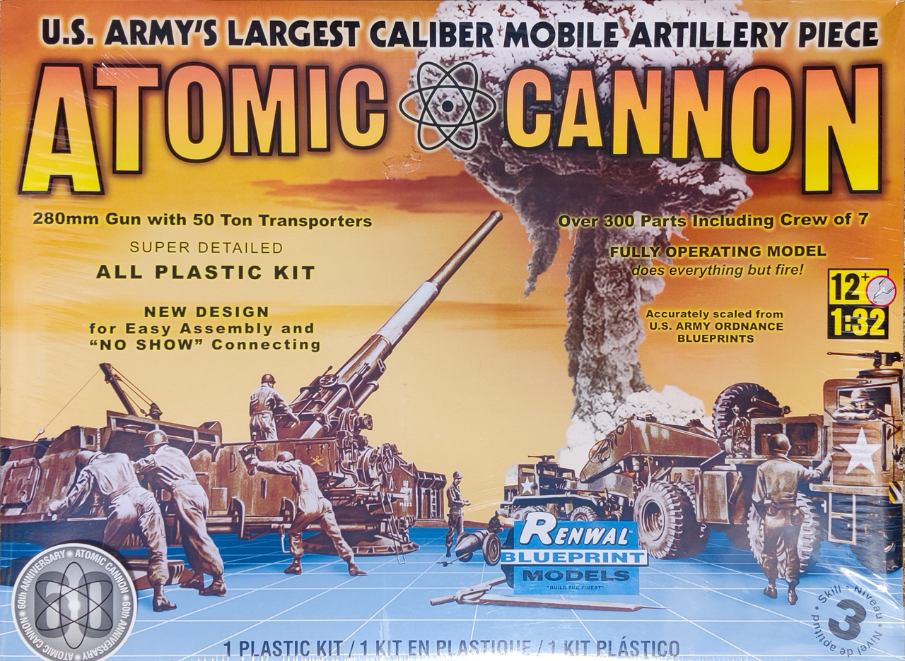 Renwal (Revell) Mobile Artillery Atomic Cannon 1/32 Scale Spotlight