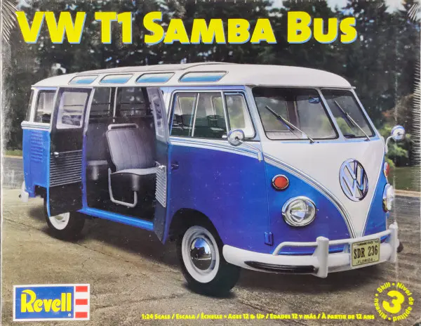 Maquette Revell VW T1 Samba Bus - 1/24 Avec Peinture - Réf. 67399