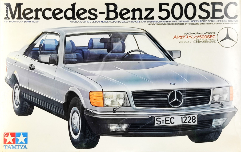 Hobby Mercedis Tamiya 1981 Mercedes-Benz 500 SEC - Spotlight Hobbies