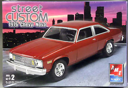 AMT 1976 Chevy Nova Street Machine (Error Box Incorrectly Shows