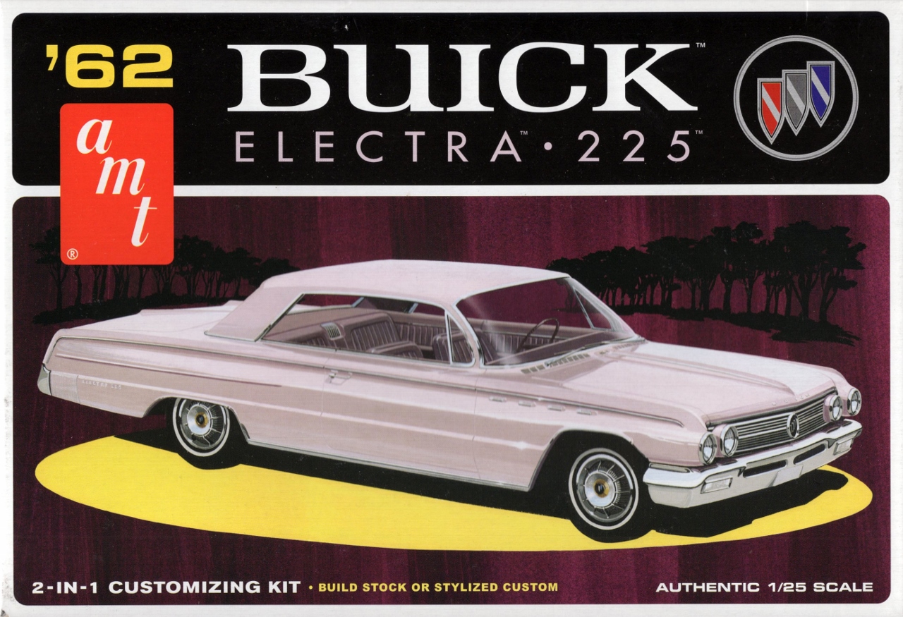 AMT 1/25 1962 ビュイック エレクトラ 225 2ドアハードトップ プラスチックモデルキット AMT1078 z2zed1b AMT 1962 Buick Electra 225 Hardtop - Stock or Custom - Spotlight