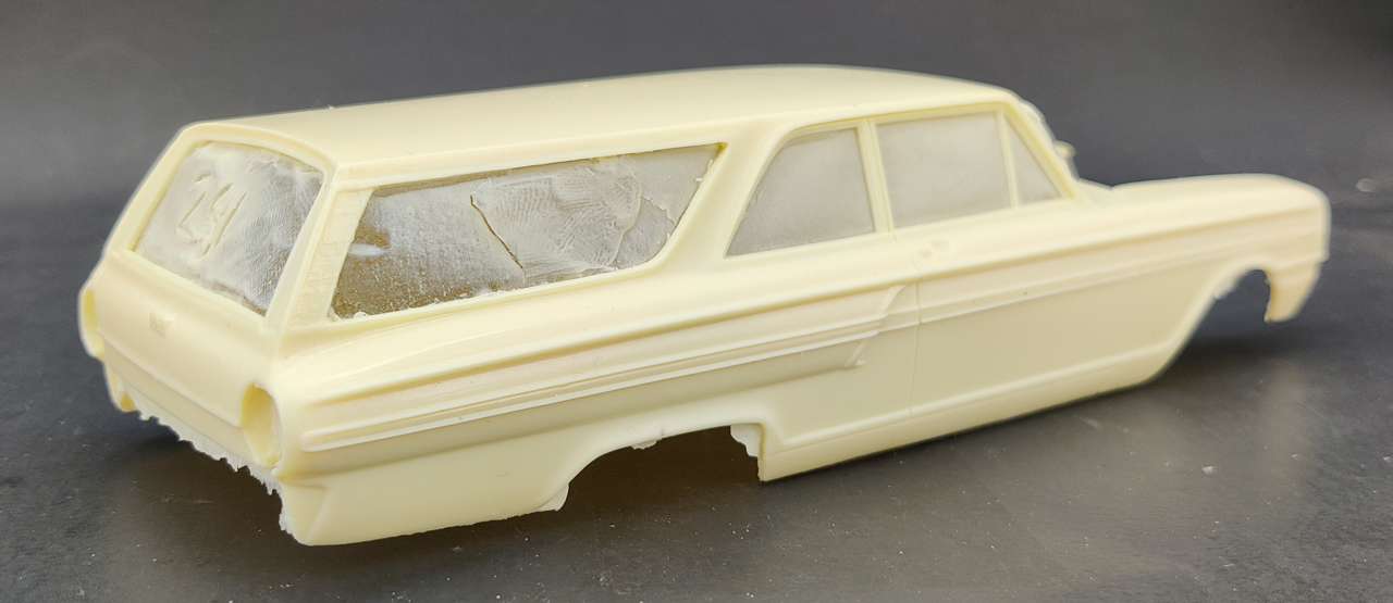 Jimmy Flintstone NB337 1:25 Scale Resin Model Kit - 1964-66 Chevy Van Custom Pick Up Truck
