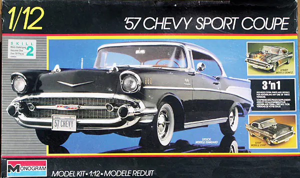 お値下げしました。'57 Chevy Coupe 1/12 モデルキット お値下げしました。'57 Chevy Coupe 1/12 モデルキット 57 Chevy Coupe