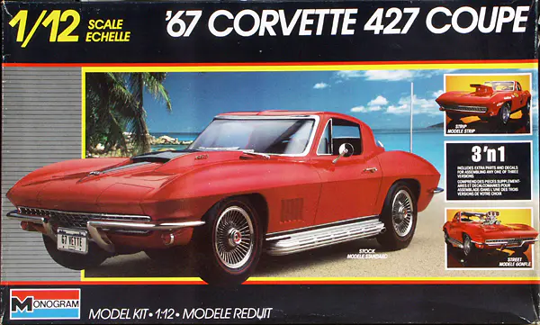 未開封】'67 コルベット 427クーペ