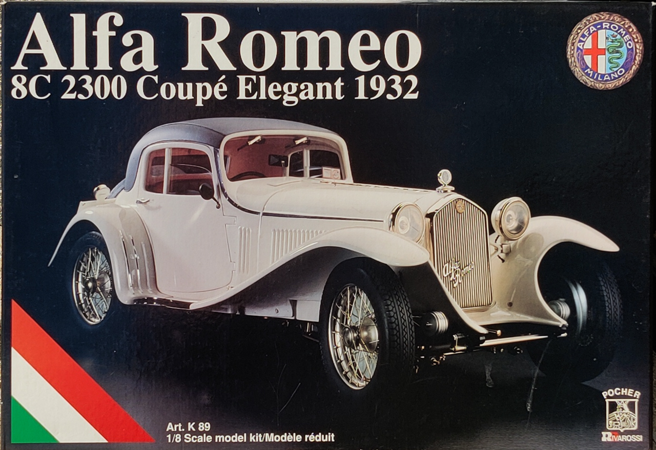 Pocher 1932 Alfa Romeo 8C 2300 Coupe Elegant - 1/8 Scale