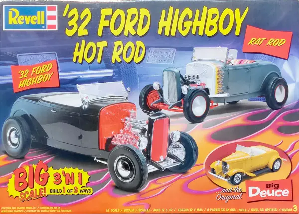 Revell (Monogram) 1932 Ford Roadster Highboy, Rat Rod or the