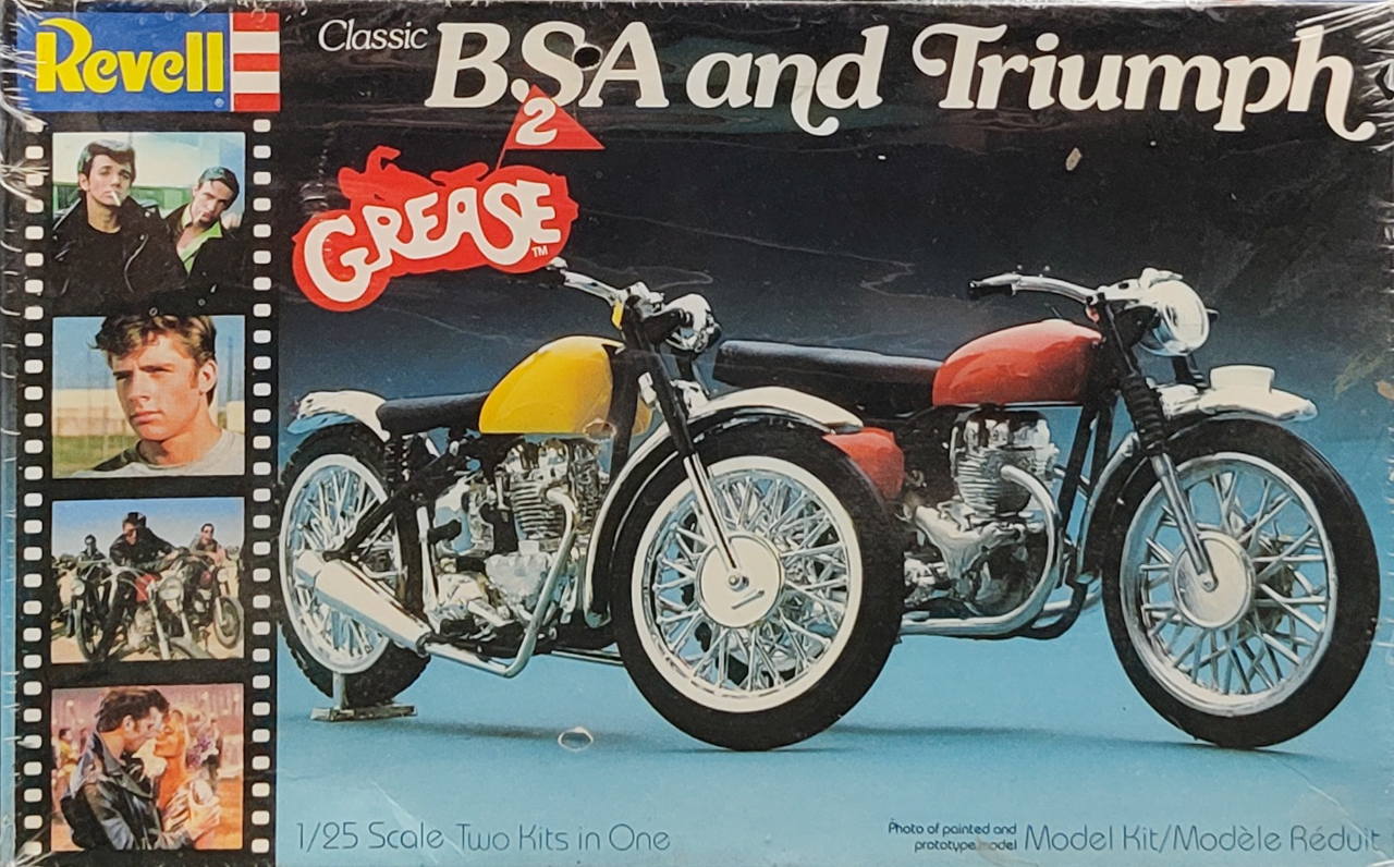 Revell "Grease 2" BSA and Triumph Motorcycles Spotlight Hobbies
