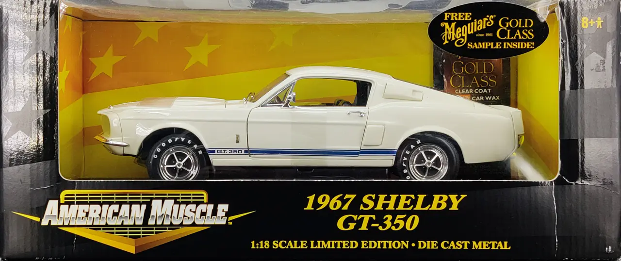 Ertl American Muscle 1/18 Scale 1967 Ford Mustang Shelby GT