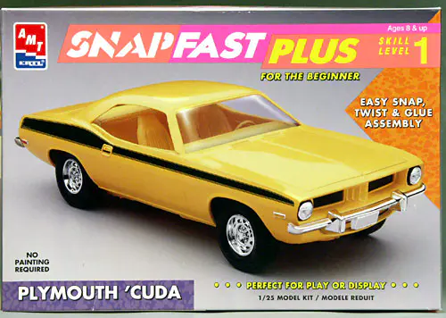 AMT 1974 Plymouth Barracuda Hardtop - SnapFastPlus - Spotlight Hobbies