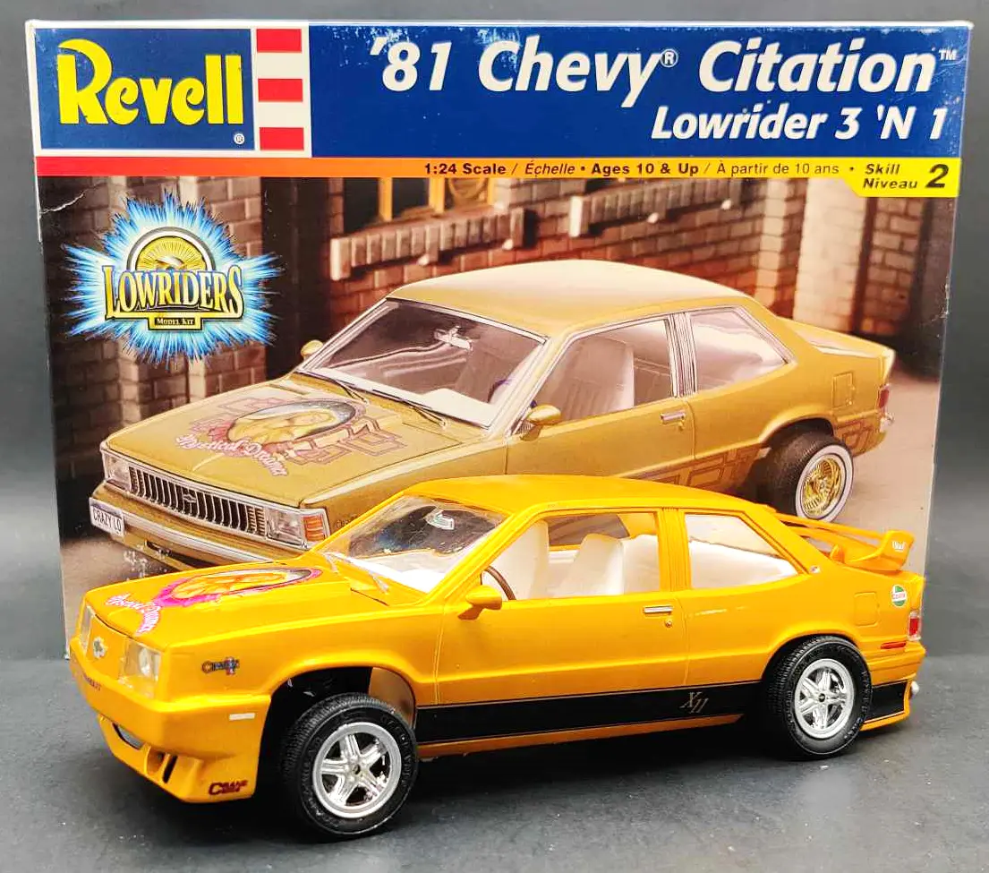Revell (Monogram) 1981 Chevy Citation Lowrider Custom Built Kit