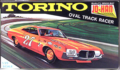 ジョーハン フォード トリノ オーバルトラックレーサー Jo-Han 1972 Ford Torino Oval Track Racer - Spotlight Hobbies
