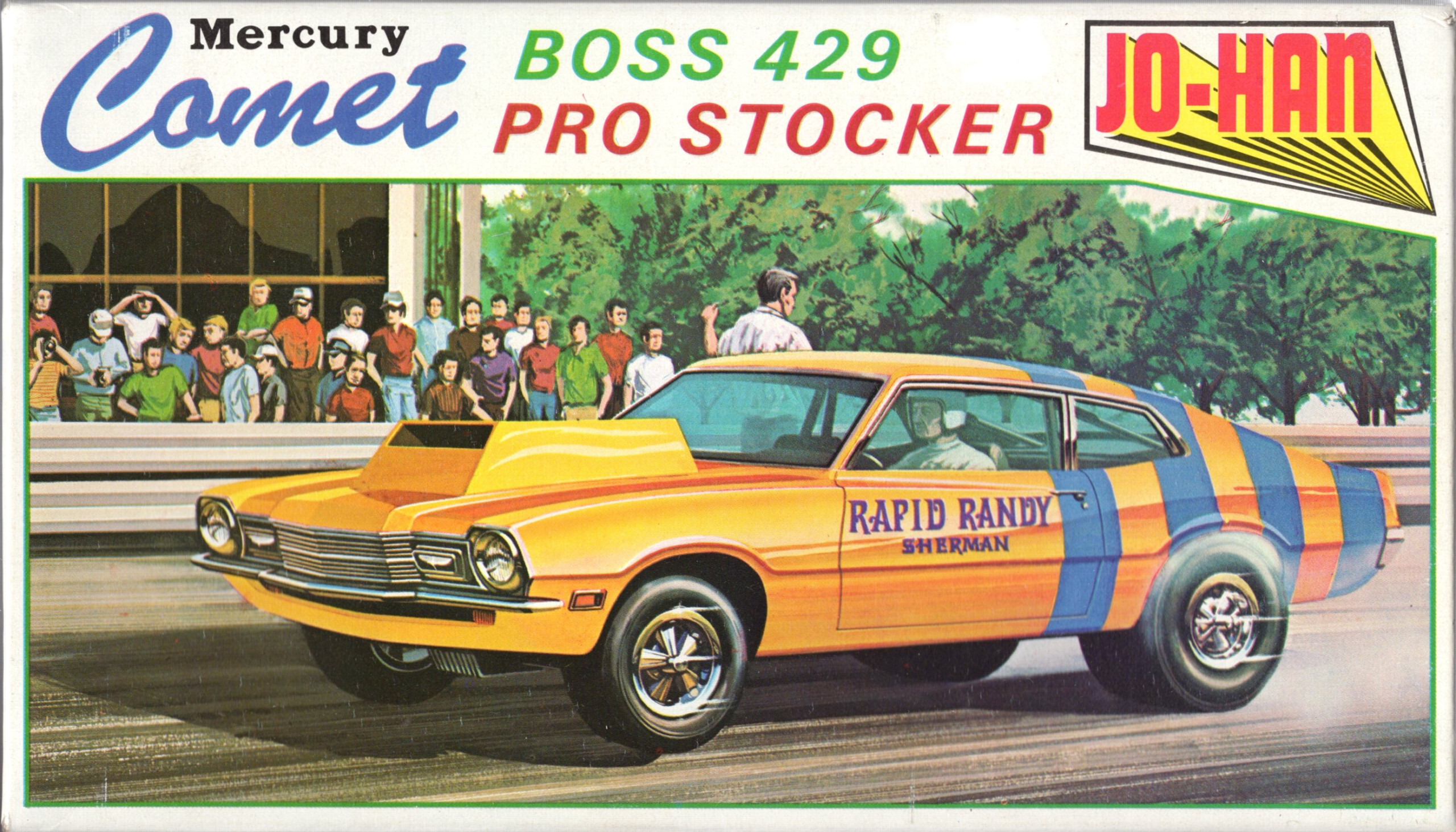 Jo-Han 1971 Mercury Comet Pro Stock with 