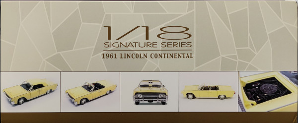 Lucky Die Cast 1961 Lincoln Continental Convertible - 1/18 Scale