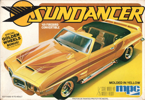 MPC 1969 Pontiac Firebird Convertible 