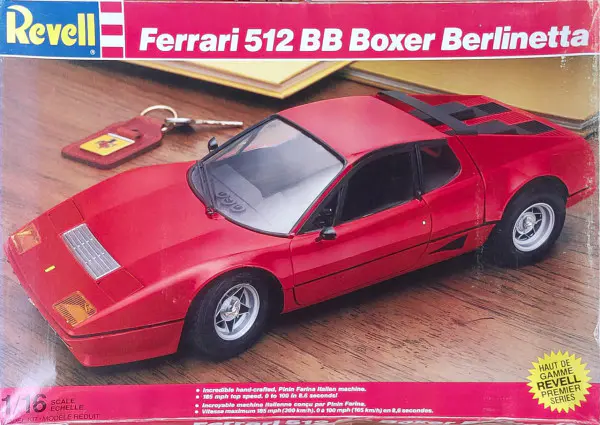 Revell Ferrari 512 BB Boxer Berlinetta - 1/16 Scale - Spotlight