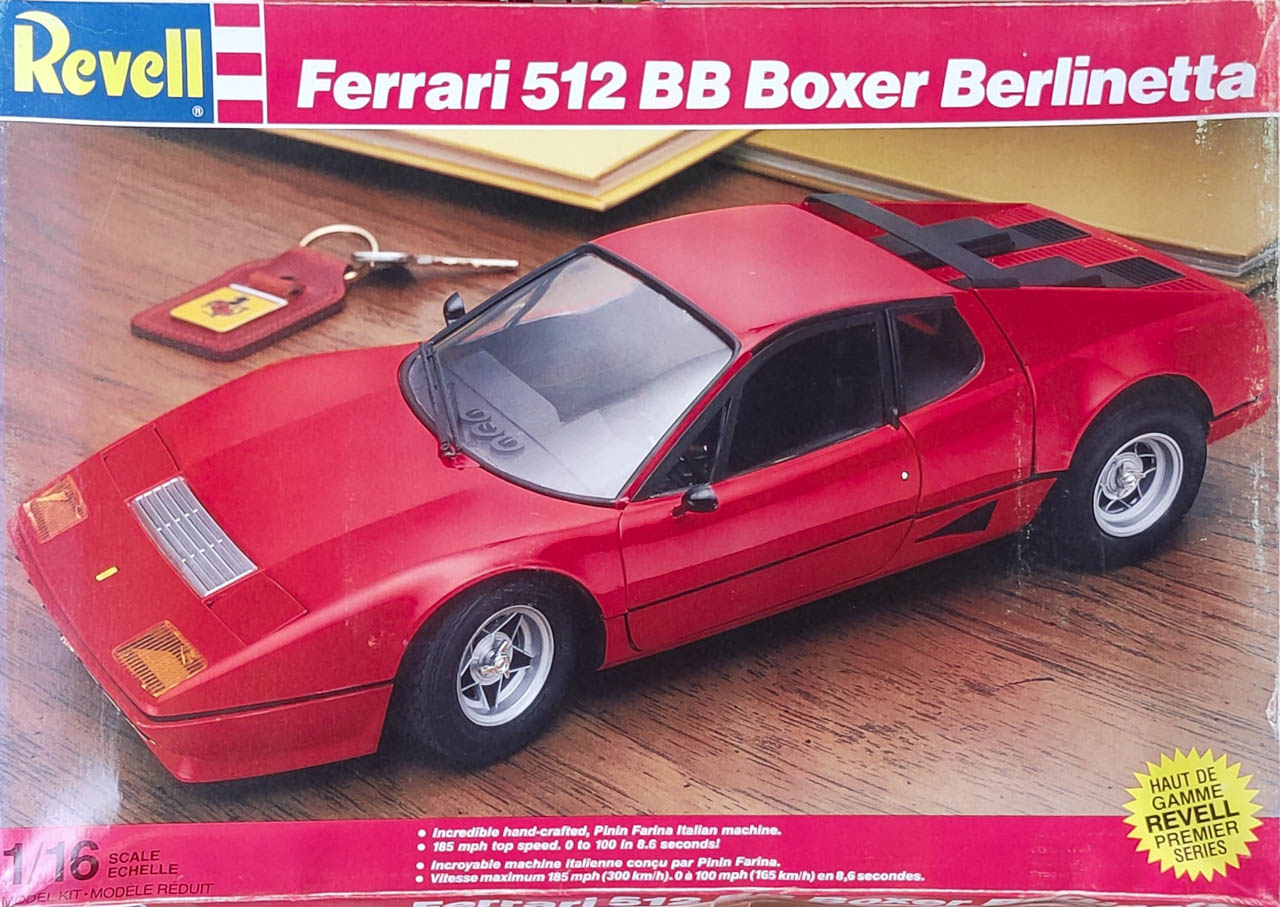 Revell Ferrari 512 BB Boxer Berlinetta - 1/16 Scale - Spotlight