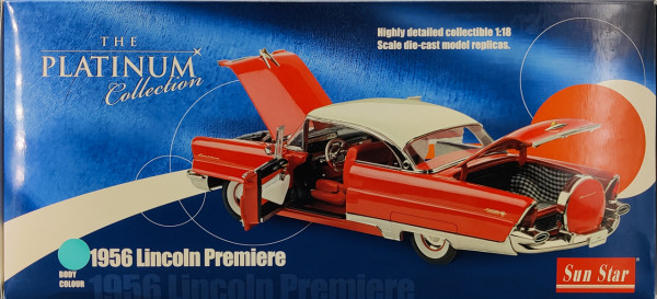 Sun Star 1956 Lincoln Premiere - 1/18 Scale - Spotlight Hobbies