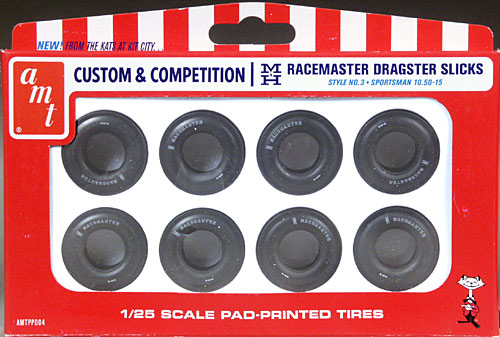 AMT M&H Racemaster 10.50 x 15 White Lettered Drag Slicks Custom ...