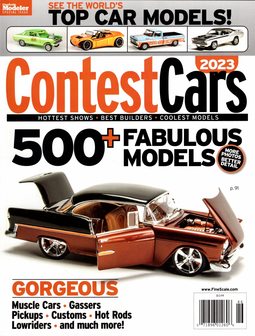 Fine scale modeler 2023 contest cars special issue magazine