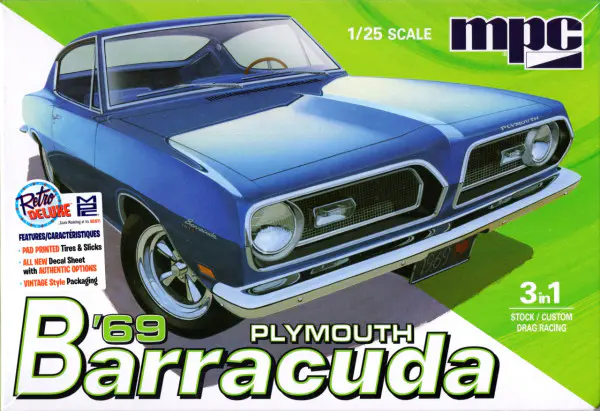 MPC 1969 Plymouth Barracuda Fastback - Spotlight Hobbies