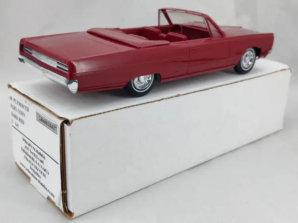 Jo-Han 1968 Plymouth Fury III Convertible Promo - Spotlight Hobbies