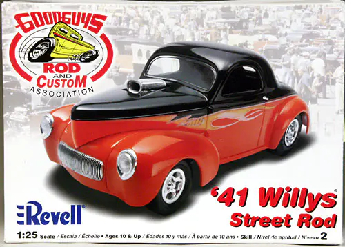 Revell 1941 Willys Coupe Street Rod - Spotlight Hobbies