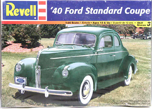 Revell 1940 Ford Standard Coupe - Stock - Spotlight Hobbies