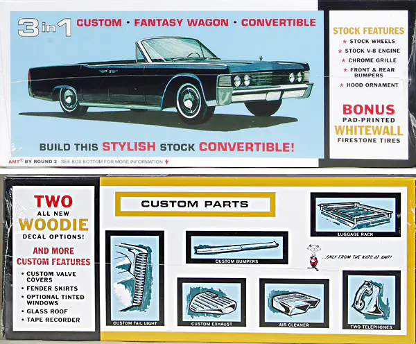 AMT 1965 Lincoln Continental Convertible - Stock, Custom or Custom