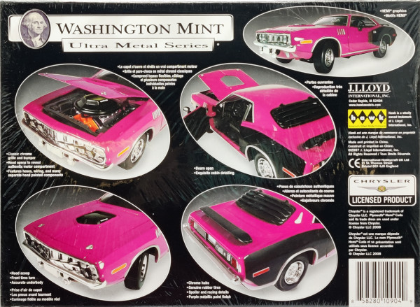 Hawk 1971 Plymouth Hemi Cuda - Pre-painted Metal Body - Spotlight