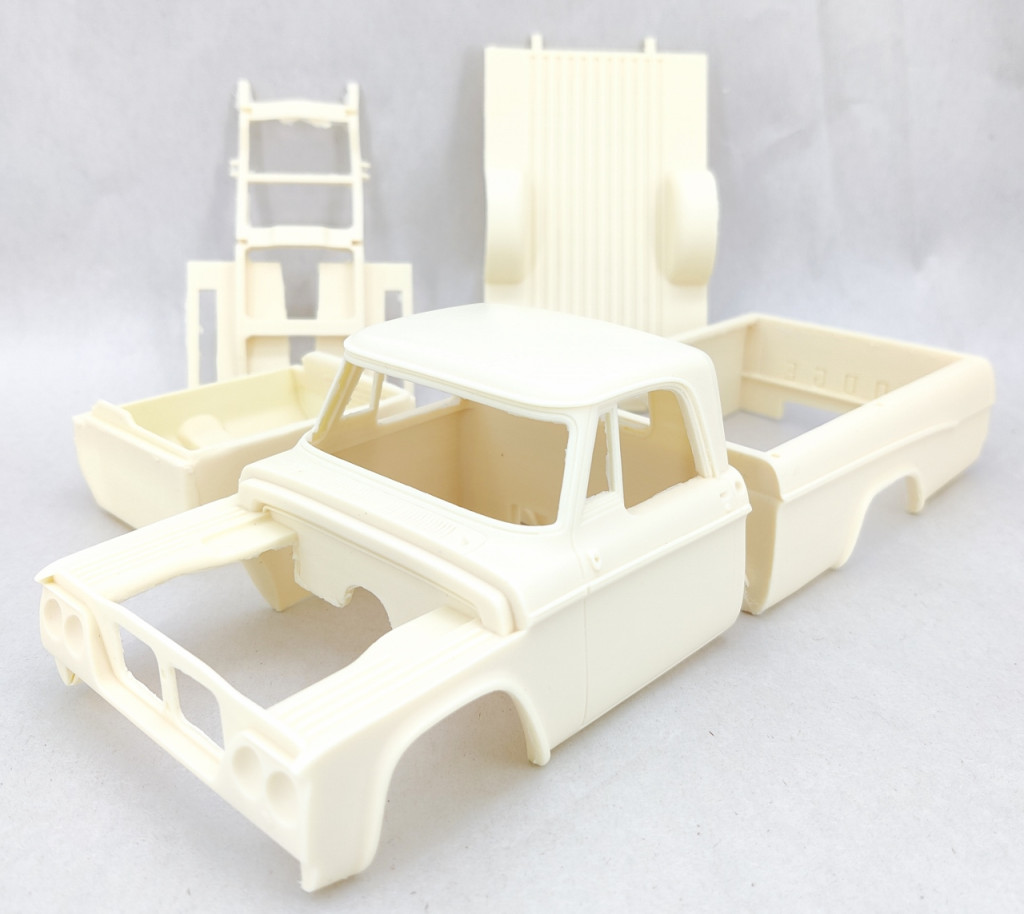 Jimmy Flintstone NB337 1:25 Scale Resin Model Kit – 1964-66 Chevy Van Custom Pickup Truck