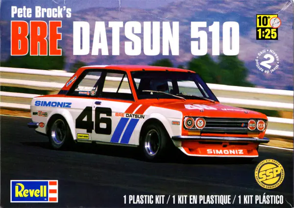 Revell BRE DATSUN 510 ブルーバード Pete Brock Revell Pete Brock BRE Datsun 510 Racer - Spotlight Hobbies