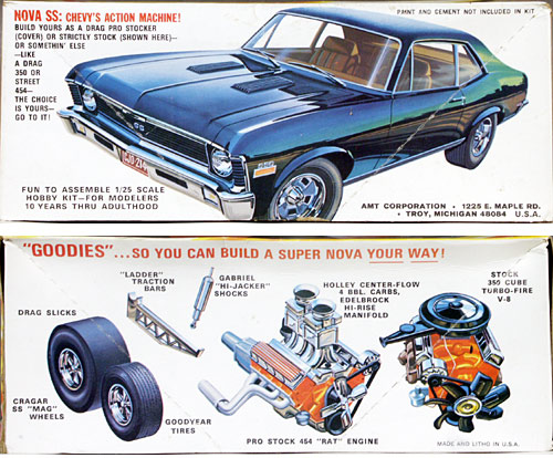 AMT 1972 Chevy Nova SS Stock or Pro Stock Original Issue