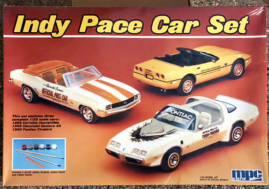 MPC 1969 Chevy Camaro SS Convertible, 1980 Pontiac Firebird, 1986