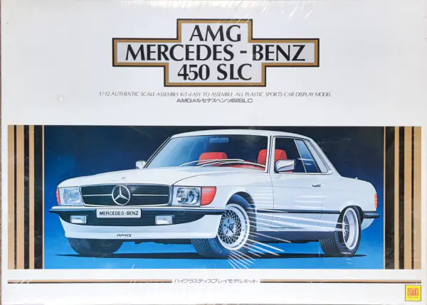 Entex Mercedes 450 SLC Model car Kit 1/12 scale 9020 vintage