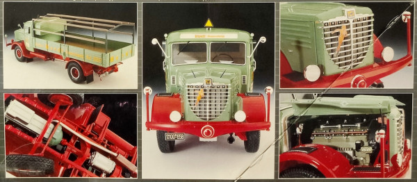 Revell Of Germany Bussing 8000 S13 Tarpaulin Covered Flatbed Truck