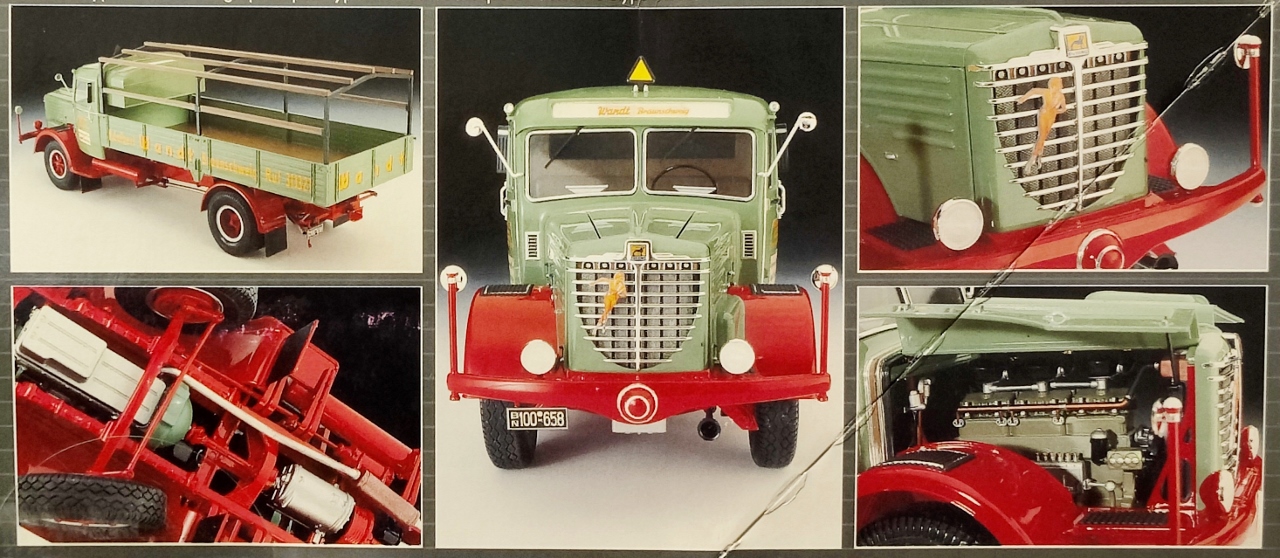 Revell Of Germany Bussing 8000 S13 Tarpaulin Covered Flatbed Truck