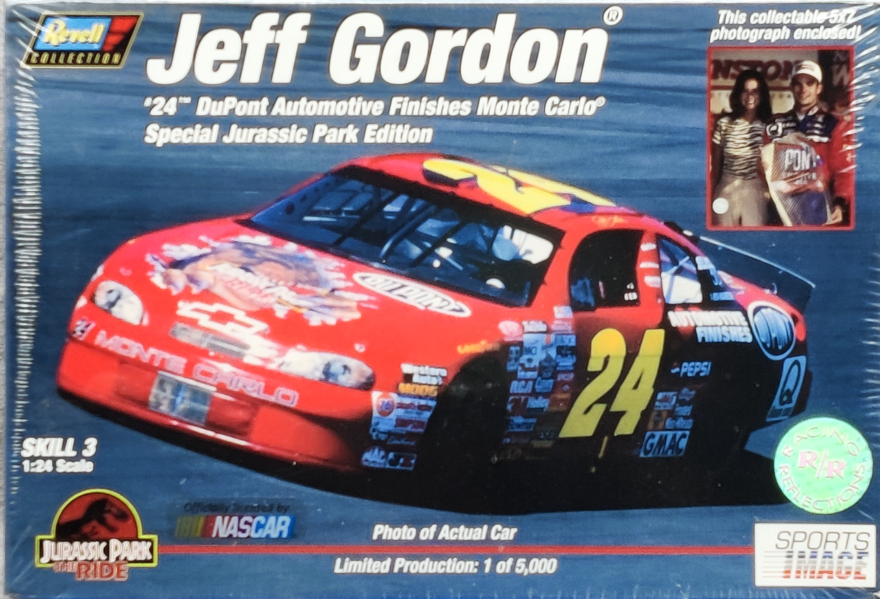 Jeff Gordon & Ray Evernham Signed LE NASCAR #24 Dupont 1999 Sonoma Win Monte Carlo Galaxy Color 124 Scale Diecast Car Gordon