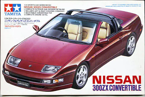 自動車 TAMIYA NISSAN 300ZX CONVERTIBLE 1/24 Tamiya Nissan 300ZX Convertible - Spotlight Hobbies